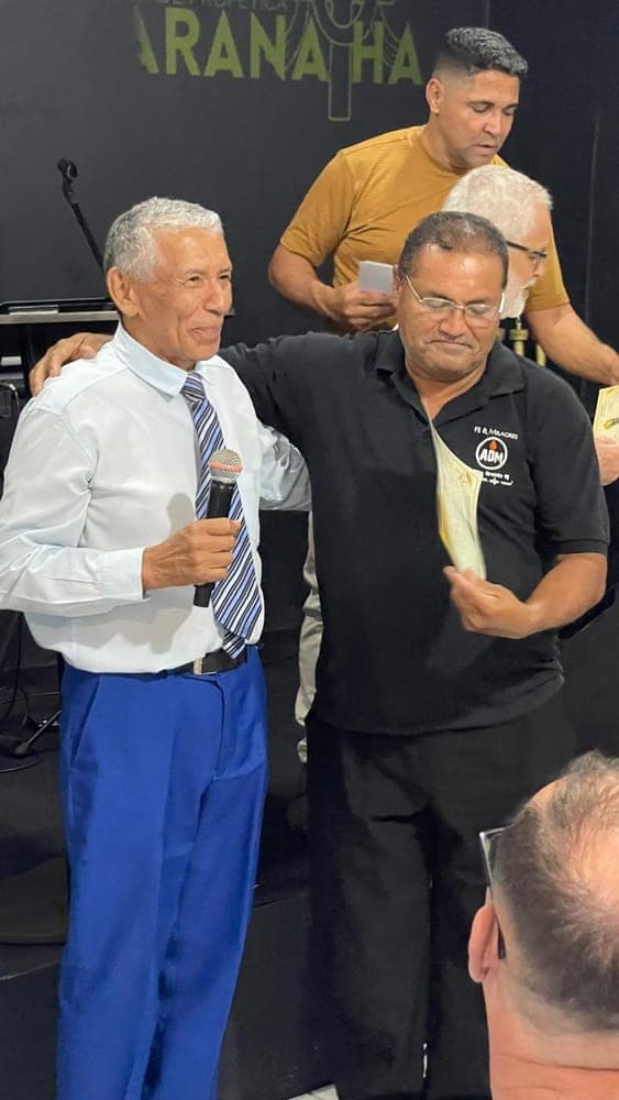 Ministros da CMEBE durante cerimônia de credenciamento